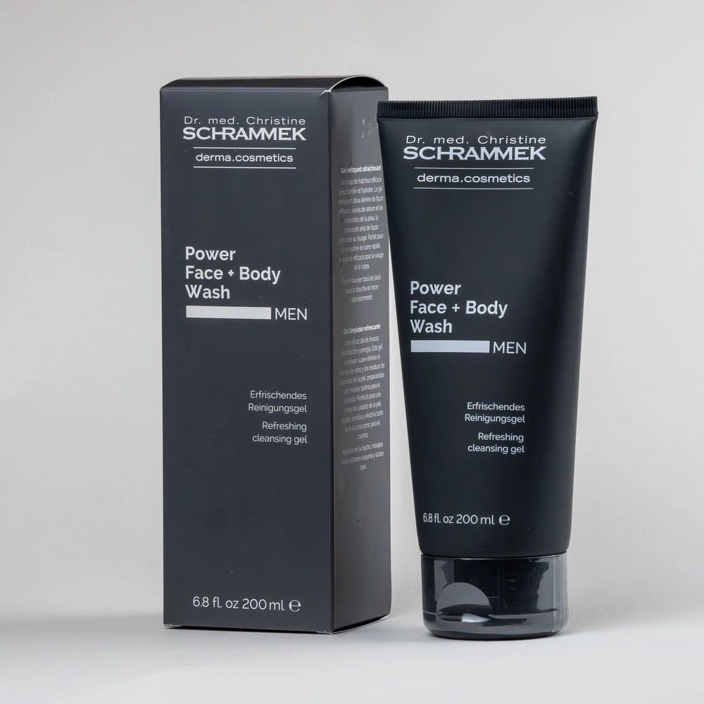 Освежающий и очищающий гель для лица и тела Power Face + Body Wash